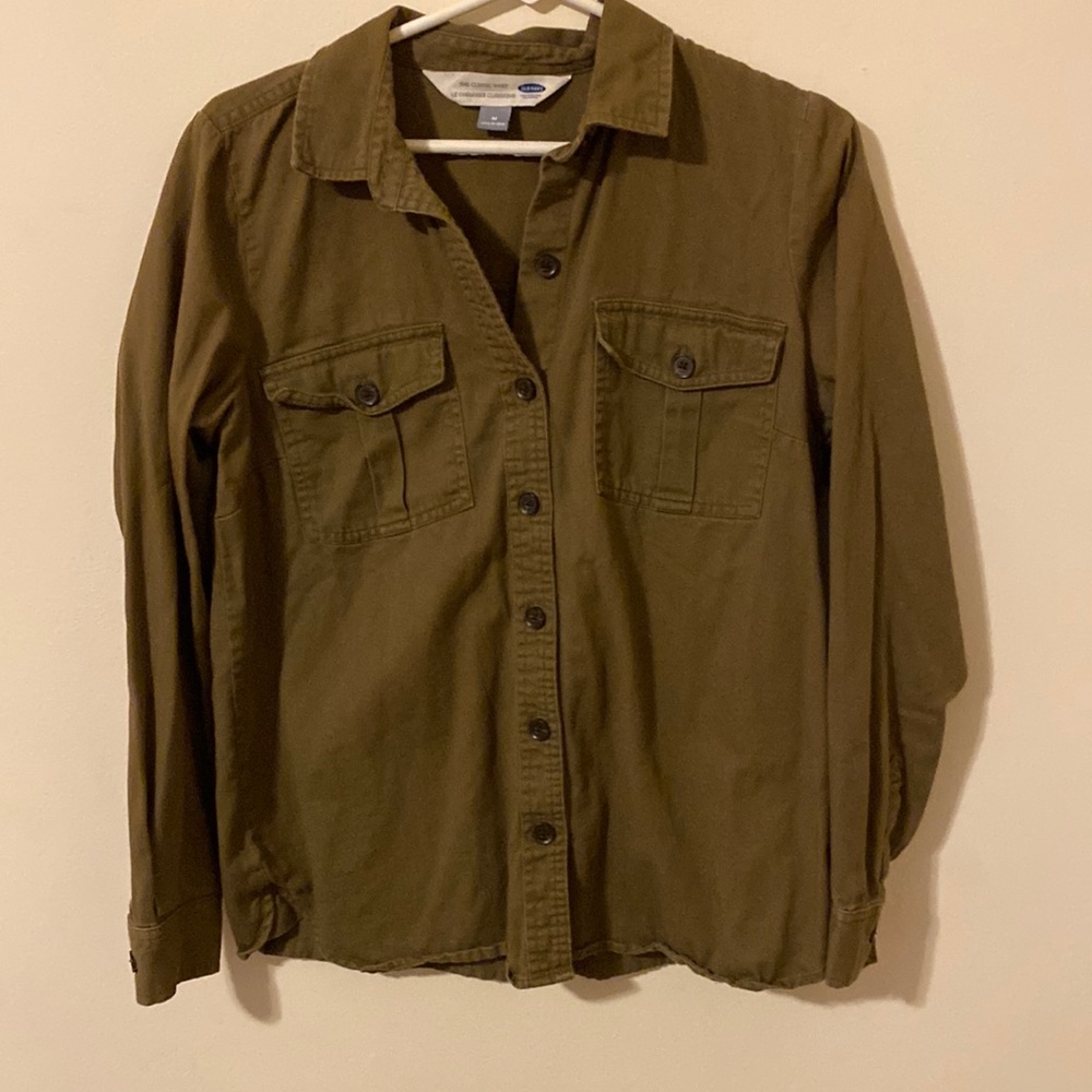 Old Navy Classic Shirt Army Green SM